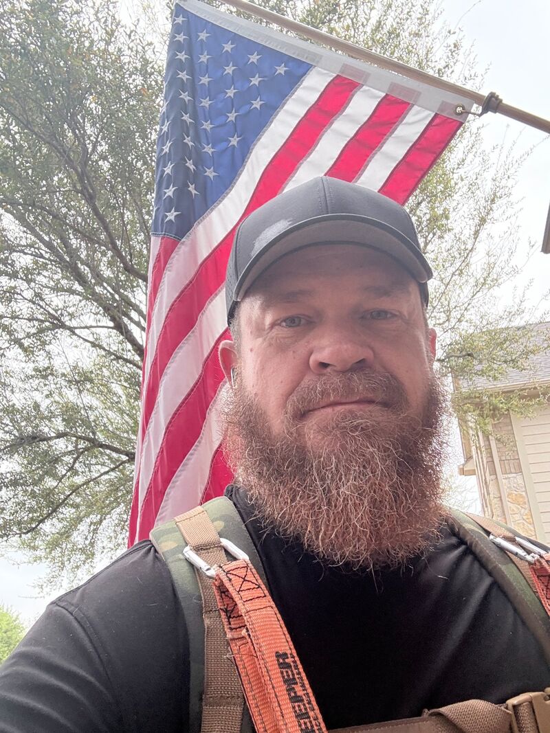 Aaron rucking with his GoRuck gear