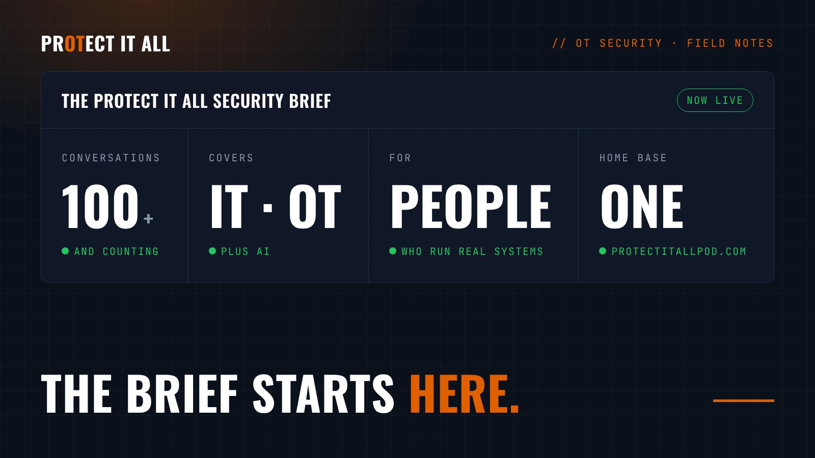 PrOTect It All Security Brief